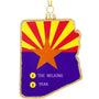 Personalized Arizona Shape Ornament