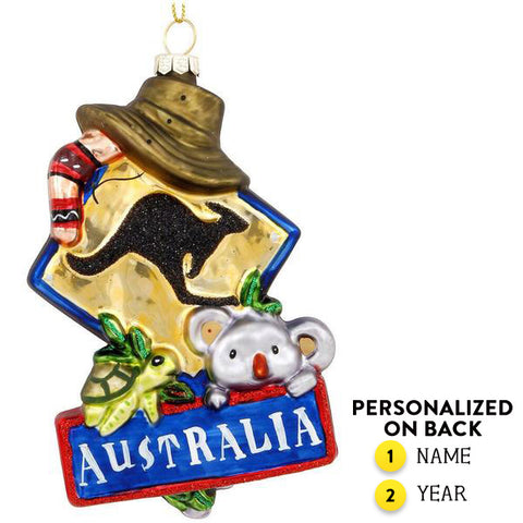 Personalized Australia Ornament