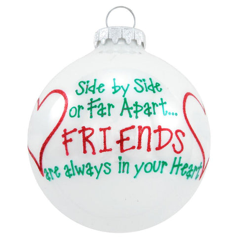Side-by-Side Friends Ornament for Christmas Tree