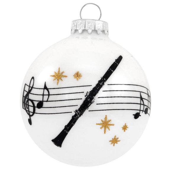 Clarinet Bulb Ornament for Christmas Tree
