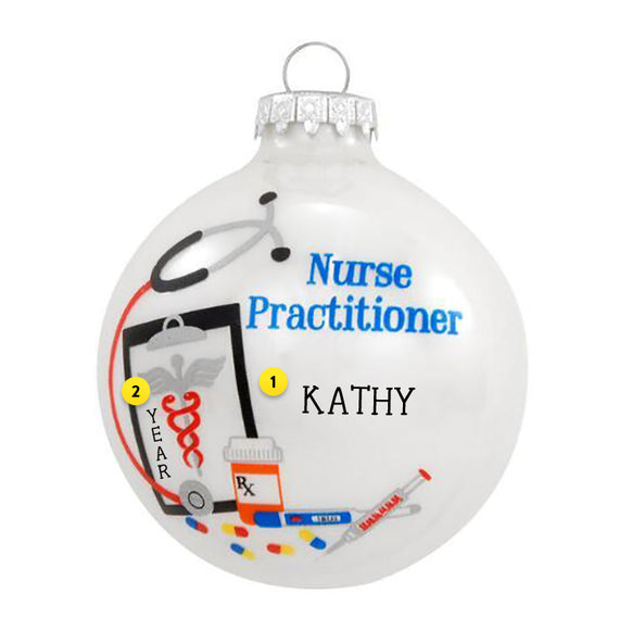 Nurse Practitioner Ornament | Occupation Ornaments – Callisters Christmas