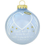 I Will Hold You in my Heart until I Can Hold You in Heaven Memorial Blue Ornament
