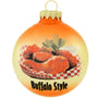 Buffalo Style Chicken Wing Basket Glass bulb ornament