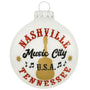 Glass Nashville Christmas Bulb for your tree