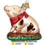 Piggy in the Puddle Ornament - Old World Christmas