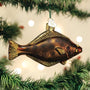 Pacific Halibut Christmas Tree Ornament