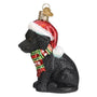 Old World Christmas Holiday Black Labrador Christmas Tree Ornament
