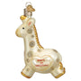 Baby's 1st Christmas Giraffe, Old World Christmas Ornament with Glitter