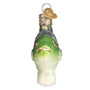 Face View of Glittered Crappie Ornament, Old World Christmas 