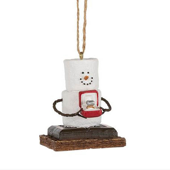 S'more Engaged Christmas Ornament