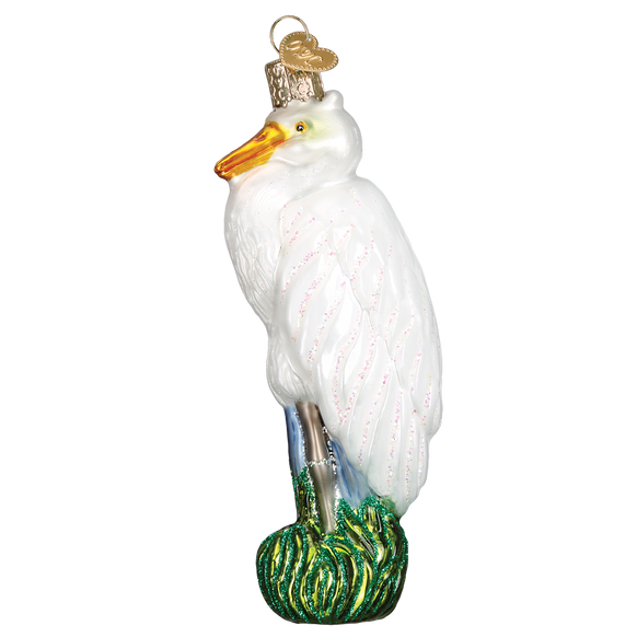 Great Egret Ornament - Old World Christmas