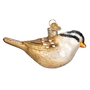 White Crowned Sparrow Christmas Ornament