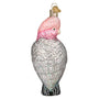 Rose-Breasted Cockatoo, Old World Christmas Ornament Pink and Grey