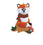 Fox ornament can be personalized for your Christmas tree