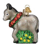 Glass Donkey Ornament for the Christmas Tree