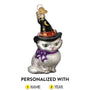 Witch Kitten Ornament - Old World Christmas