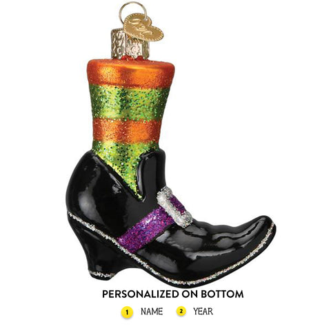 Witch's Shoe Ornament - Old World Christmas