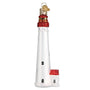 Glass Cape May Lighthouse Christmas tree ornament 