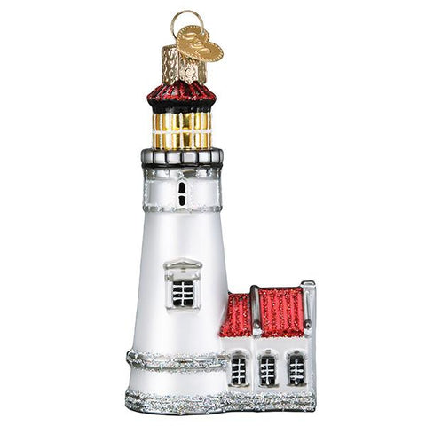 Heceta Head Lighthouse Glass ornament for the Christmas tree