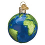 Nasa Earth Glass Christmas Ornament