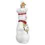 Old World Christmas Glass Snowman Chef Ornament for the Christmas tree