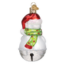 Jingle Bell Snowman Christmas Ornament
