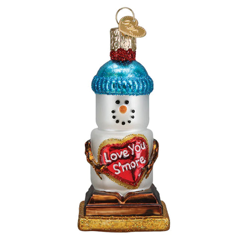 Love You S'more Snowman Ornament - Old World Christmas