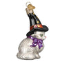 Witch Kitten Ornament - Old World Christmas