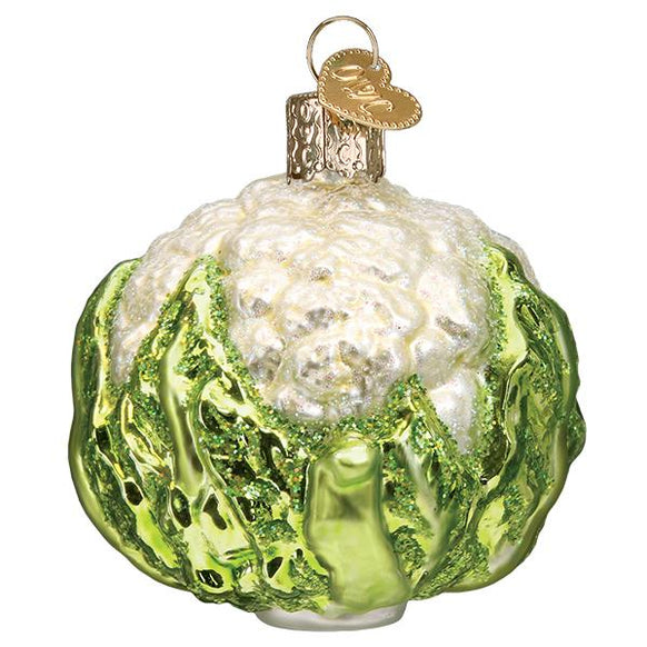 Glass Cauliflower Christmas tree ornament 