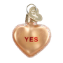 Yes Gold Conversation Heart