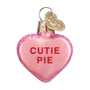 cutie pie pink conversation heart