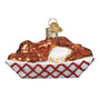 Hot Wings with Dip Christmas Tree Ornament