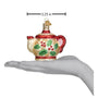 Holly Teapot Ornament - Old World Christmas