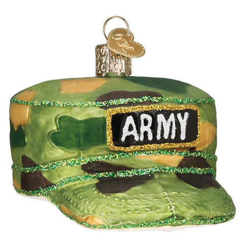 Army Cap Ornament - Old World Christmas