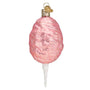 Glass Cotton Candy Christmas tree ornament 