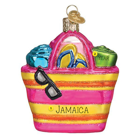 Beach Bag Ornament  - Old World Christmas