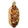 Glass Chile Cheese Dog Christmas Tree Ornament
