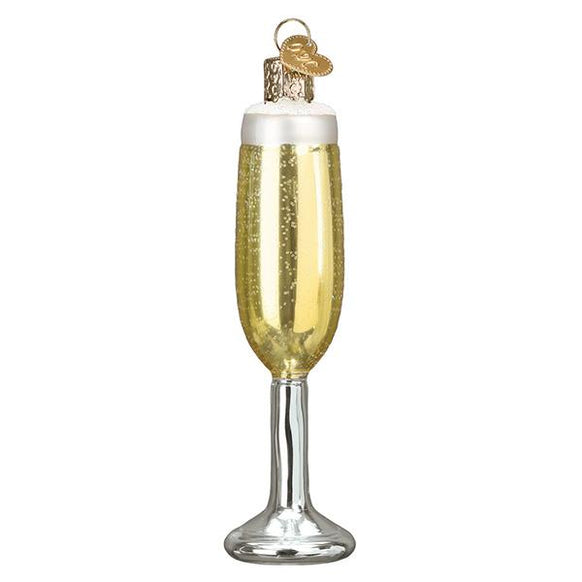 Champagne Flute Christmas Tree Ornament - Old World Christmas