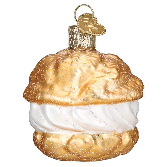 Cream Puff Ornament - Old World Christmas