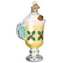 Glass Eggnog Ornament for your Christmas tree