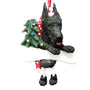 Great Dane Dog Christmas Ornament Black