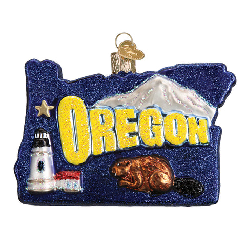 State of Oregon Ornament for Christmas Tree