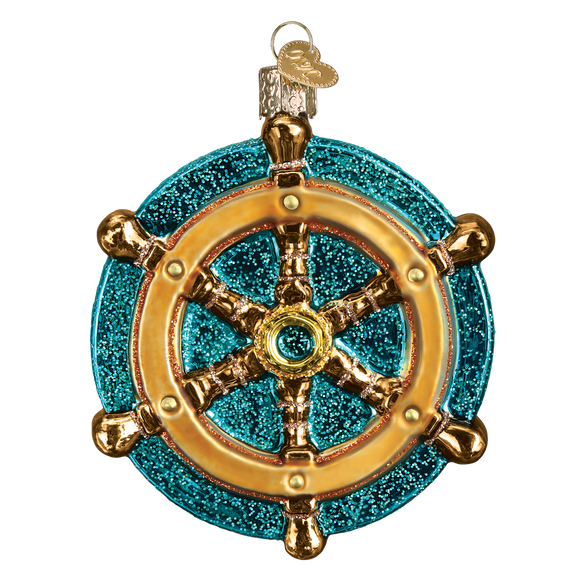 Ship's Wheel Ornament - Old World Christmas