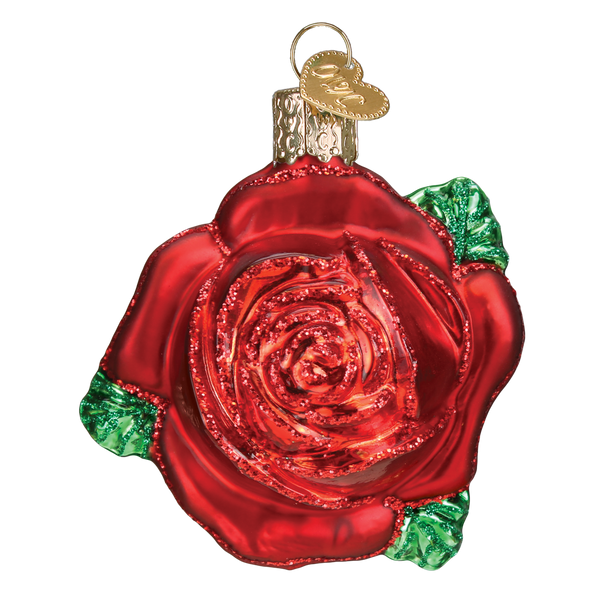 Red Rose Ornament | Old World Christmas – Callisters Christmas