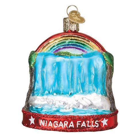 Niagara Falls Glass Old World Christmas Ornament
