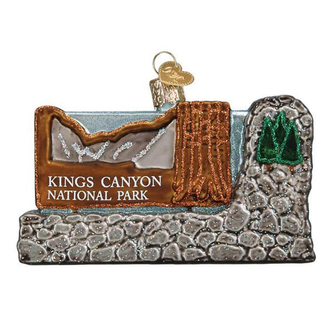 Kings Canyon National Park Christmas ornament for your tree