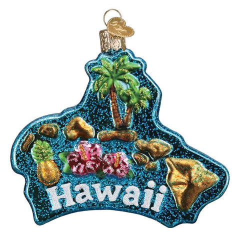 Hawaiian Island Christmas Ornament for your tree