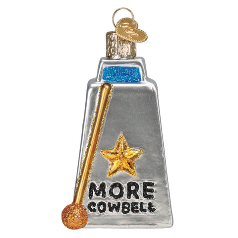 Cowbell Christmas Tree Ornament - Old World Christmas