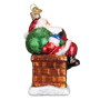 Chimney Stop Santa Ornament - Old World Christmas