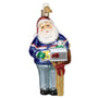 Postman Santa Ornament - Old World Christmas